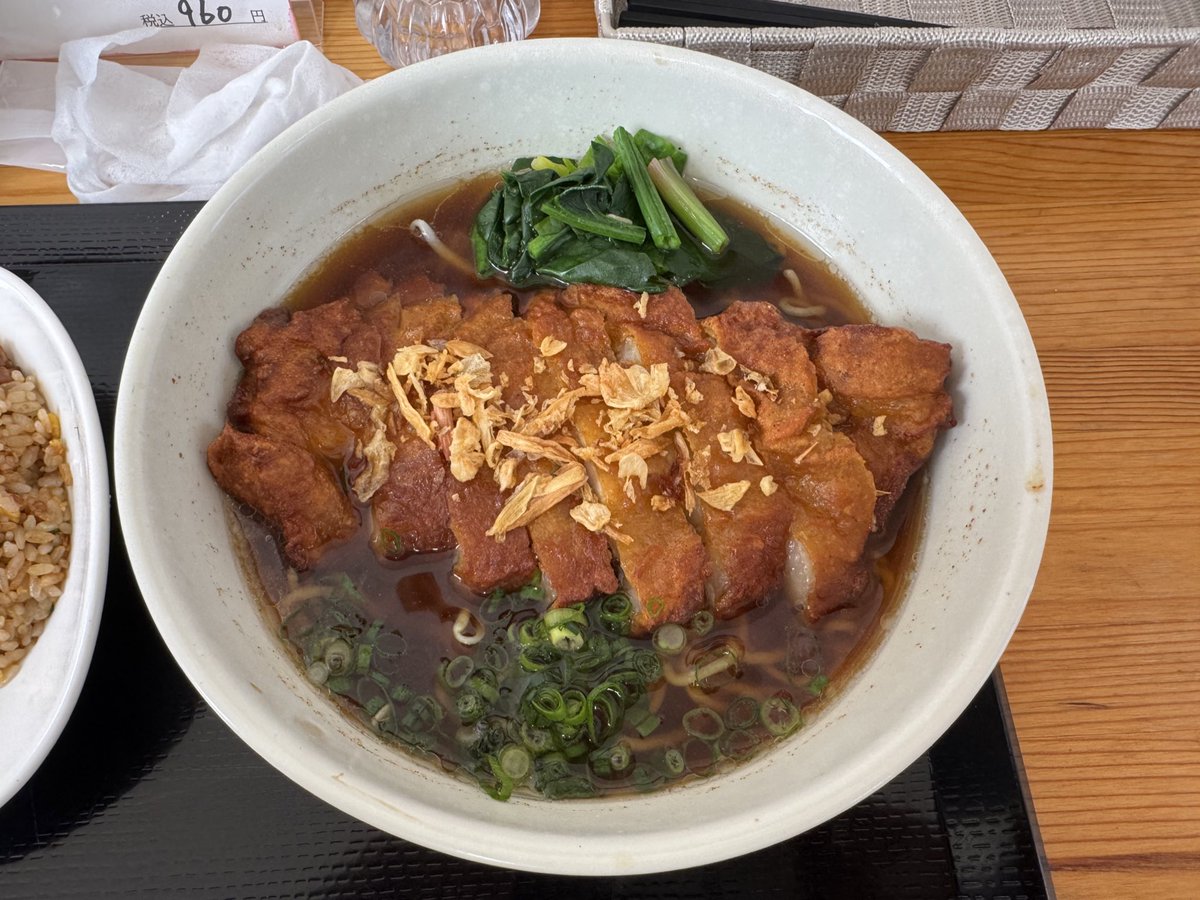本日の活動報告：中華菜房・凛花（小林市）の排骨麺（パイコーメン