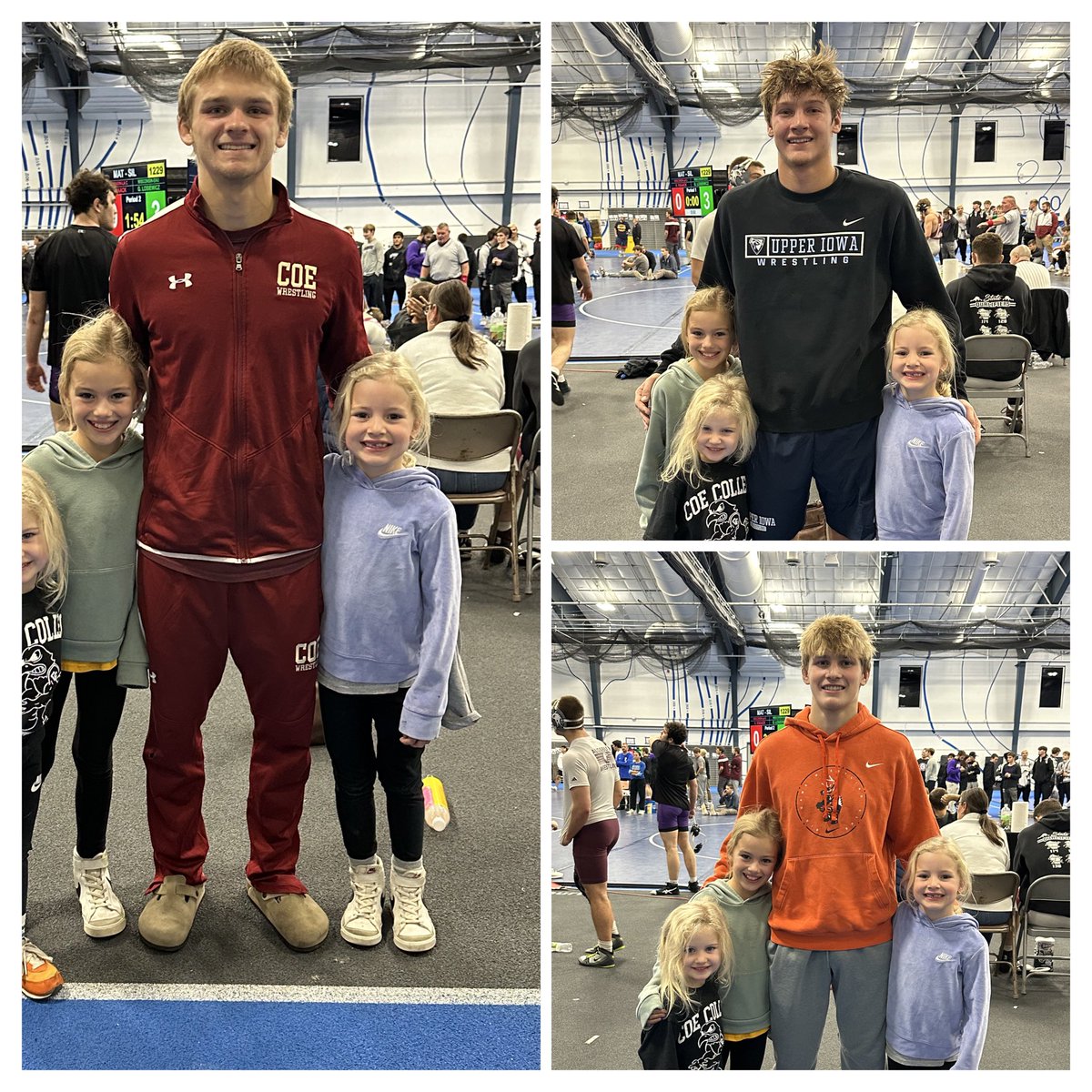 Big day for some former Pirates. Brody (133), Rowdy (149), and P (157) try to punch their ticket to their respective National Tournaments. A couple of fans will be cheering you on!