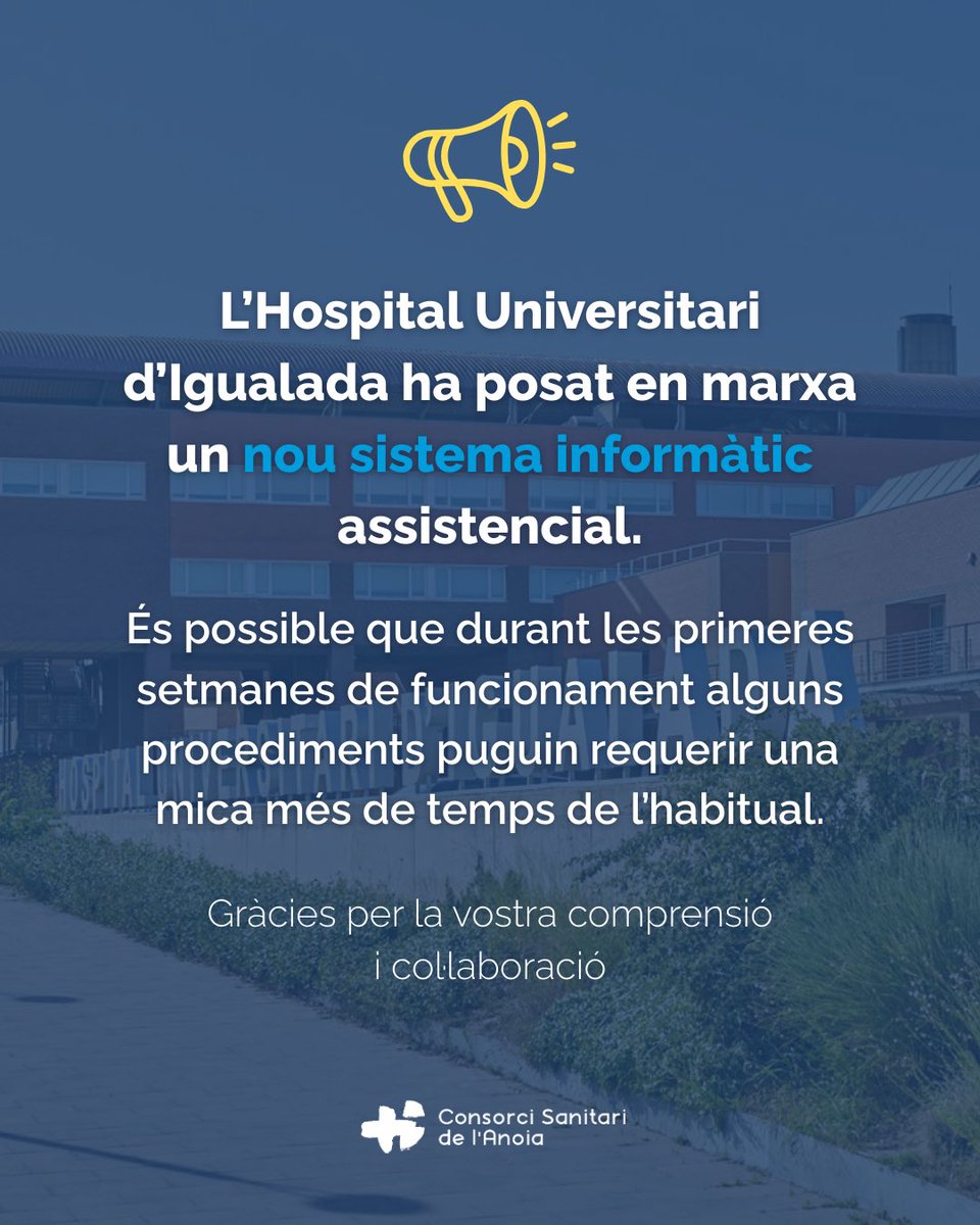 Hospital Universitari d'Igualada tweet media