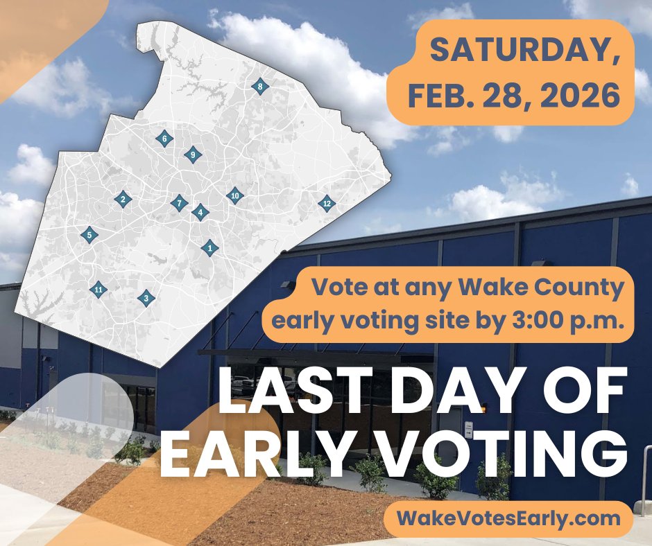 Wake County, NC Elections tweet media