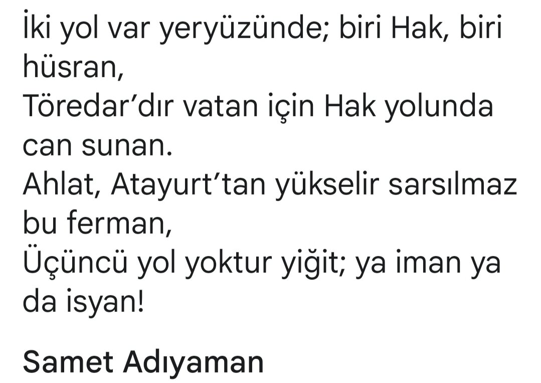 Samet Adıyaman (@bidfod) on Twitter photo 