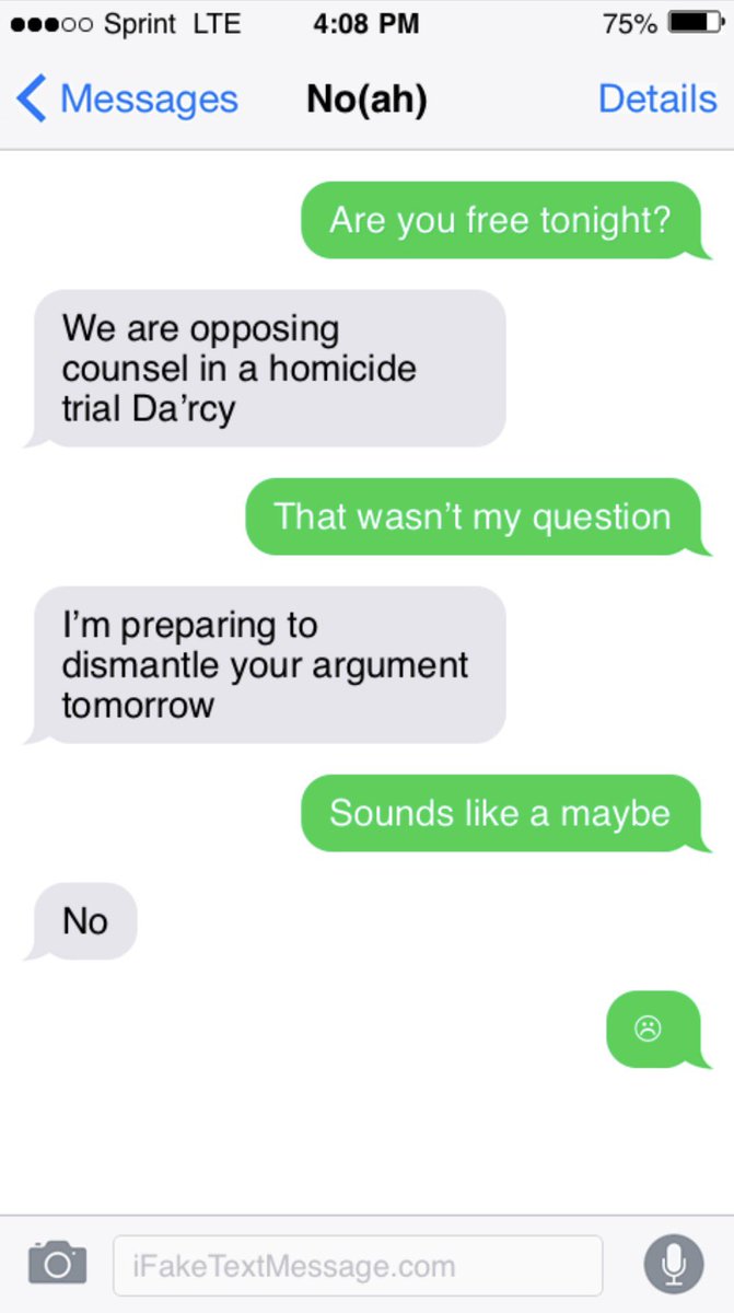 TGTRTETLTI's tweet photo. First #UnhingePit drop from LEGALLY F*** YOU. 

Currently trying a murder case. Also trying each other’s patience.

Two lawyers shouldn’t be texting like this…

#LGBT #Q #A #R https://t.co/liEvwUx69b
