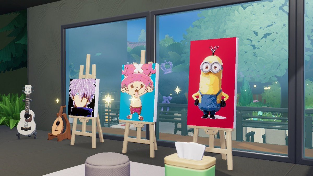 matsu428's tweet photo. 最近家も作り直して、絵を描くのにハマってる！
トータル4時間ぐらいかかったけど、
ミニオンめっちゃいい出来！！

ぜひ見に来て！

p.s.運営さん絵売れるようにしてください

#ハートピアスローライフ 
#ハートピアフレンド募集 https://t.co/XG5w4AQTan