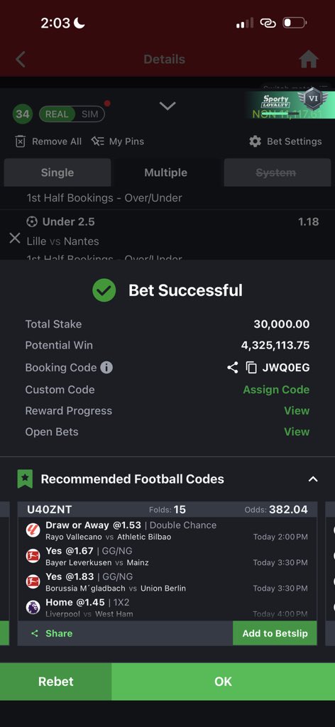 FoluboiNg's tweet photo. 1K odds and 100odds 🙏🏿 https://t.co/wxTpTn0Jp0