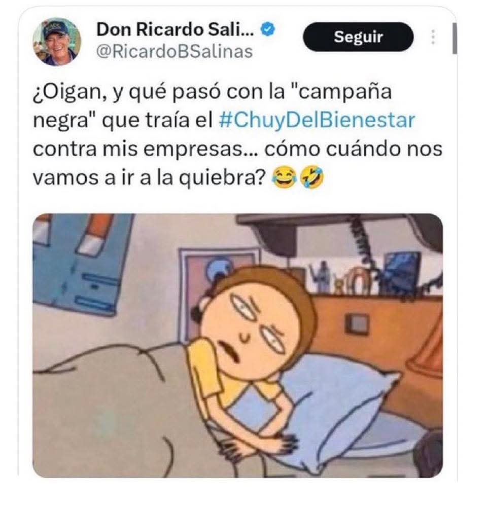 ankrar's tweet photo. @RicardoBSalinas Tons qué,  putito? https://t.co/5ktlUqJu4Z