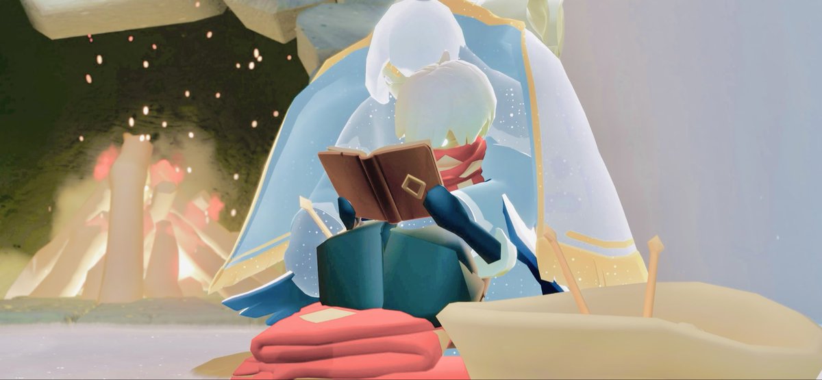 ．

．　　　本を読もう！📚
　　　
．
[#sky星を紡ぐ子どもたち
[#thatskygame 
[#sky写真部