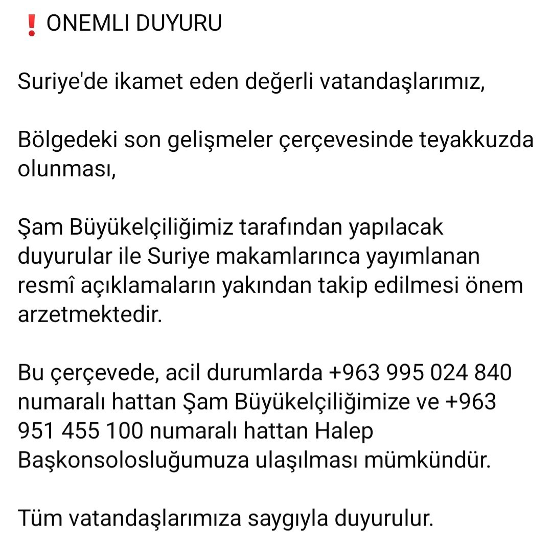 Türkiye in Aleppo (@tc_halepbk) on Twitter photo 