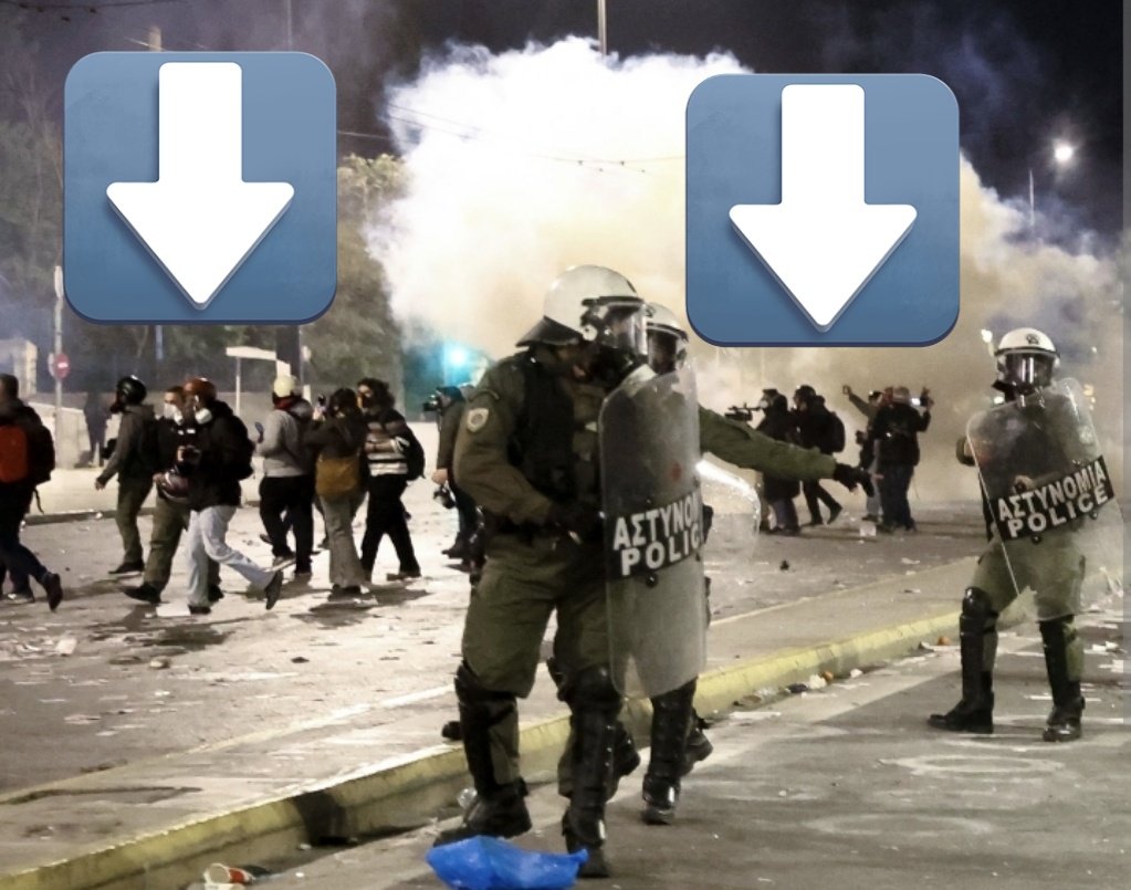 #Συνταγμα οι "μαχημοι" δημοσιογράφοι φοράνε κέβλαρ! και αντιασφυξιογονες μάσκες πάντα μπροστά στην αστυνομία και πότε κανένας δεν φωτογραφίζει αναρχοαπλητα για ταυτοποίηση.... τελείωστε με αυτή την αηδία επιτέλους #Τεμπη <a href="/hellenicpolice/">Ελληνική Αστυνομία</a> <a href="/chrisochoidis/">Μιχάλης Χρυσοχοΐδης</a>