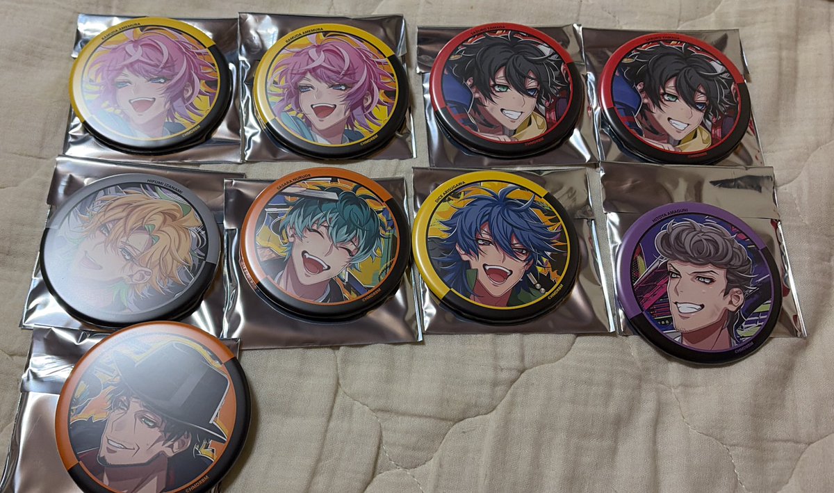 交換 譲渡 ヒプムビ リバイバル 缶バッジ ヒプノシスマイク movie 譲