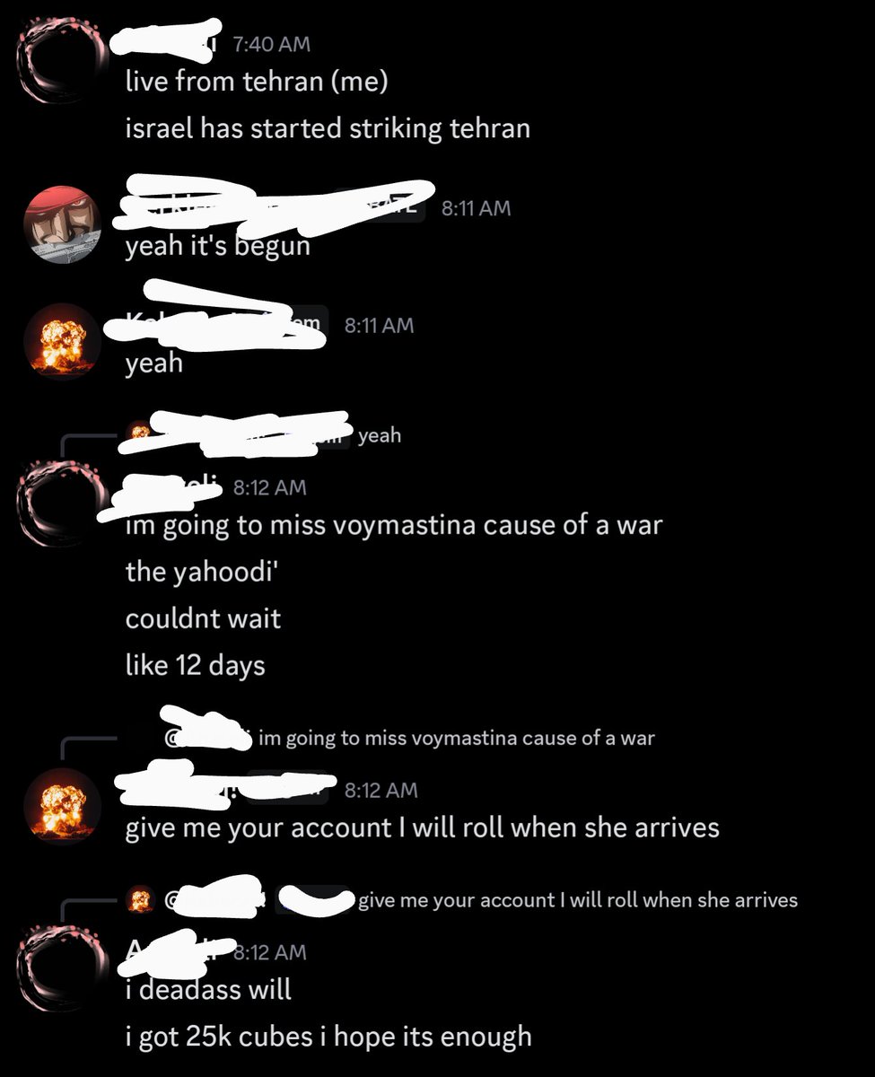 Last thing my Iranian friend did before the internet cut out was lament the fact he's gonna miss out on the GFL2 event 💔💔💔