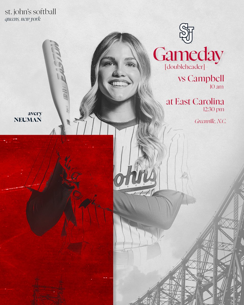 Day two slate on deck 😤

📊Live Stats vs. Campbell: bit.ly/4aYkAdy
📊Live Stats vs. East Carolina: bit.ly/4r3xc9l
📺Watch vs. East Carolina: bit.ly/40C87Ye

#RedStorm