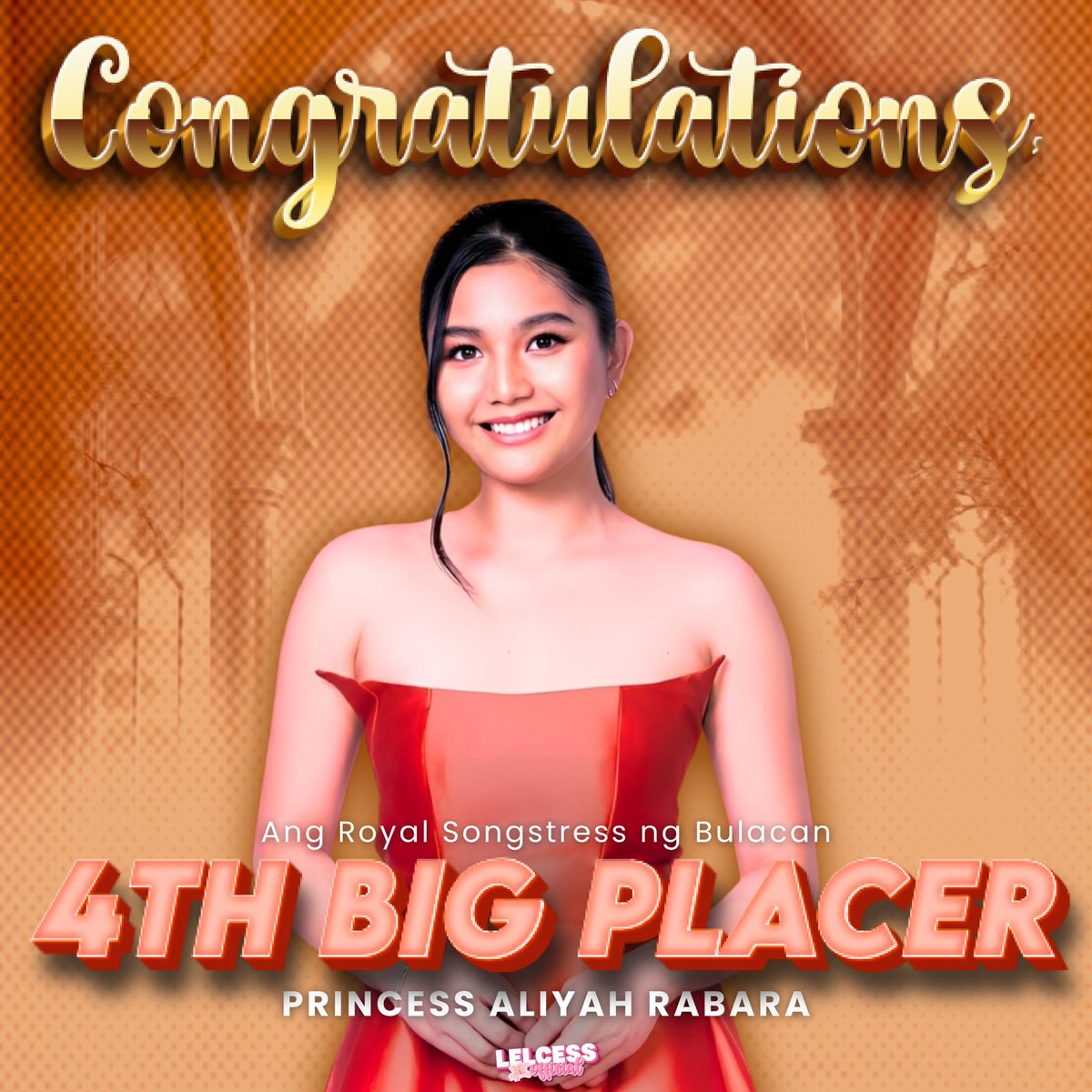 KAPUSO 4TH BIG PLACER IS PRINCESS ALIYAH RABARA!

Congratulations to our Prinsesa! We are so proud of you. Ang tunay na laban ay nasa labas and we will still be with you along the way. 🧡👑

PRINCESS BORN CROWNED
#PBBCollab20TheBigNight