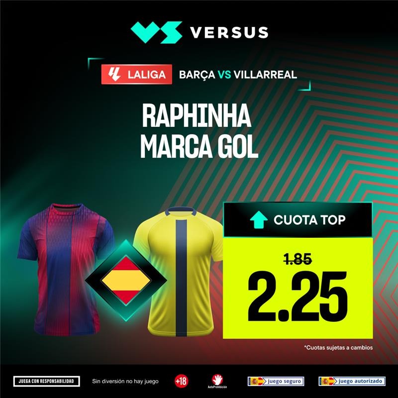 Interfaz de Versus Apuestas
