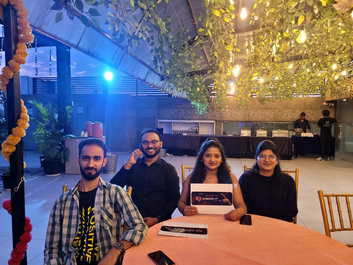 shwetakshi2705's tweet image. Enjoying every moment of the grand launch of xiaomi 17 ultra 😍📸
#launchtime #XiaomiPad8 #Xiaomi17Series #xiaomifanclub @pixelwithme @Ritij @s_anuj @sandeep9sarma