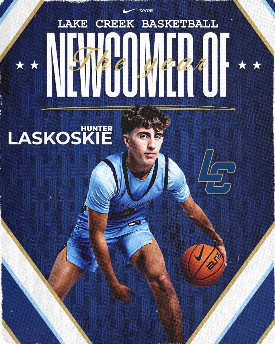 Congratulations to Sophomore Hunter Laskoskie (<a href="/HunterLaskoskie/">Hunter Laskoskie</a>) on being named 2026 5A-17 District 𝐍𝐞𝐰𝐜𝐨𝐦𝐞𝐫 𝐨𝐟 𝐭𝐡𝐞 𝐘𝐞𝐚𝐫!

#BuildingChampions #RiseUp
