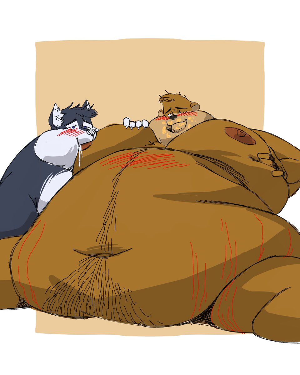 Tayler_RedPanda's tweet photo. getting bigger (4/4)  
 #furries #furry #furryart #artwork #artist #OC https://t.co/FuA9wTamKE