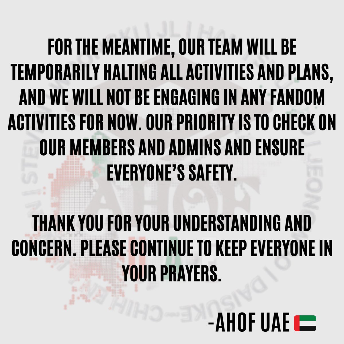 AHOF UAE 🇦🇪 tweet media