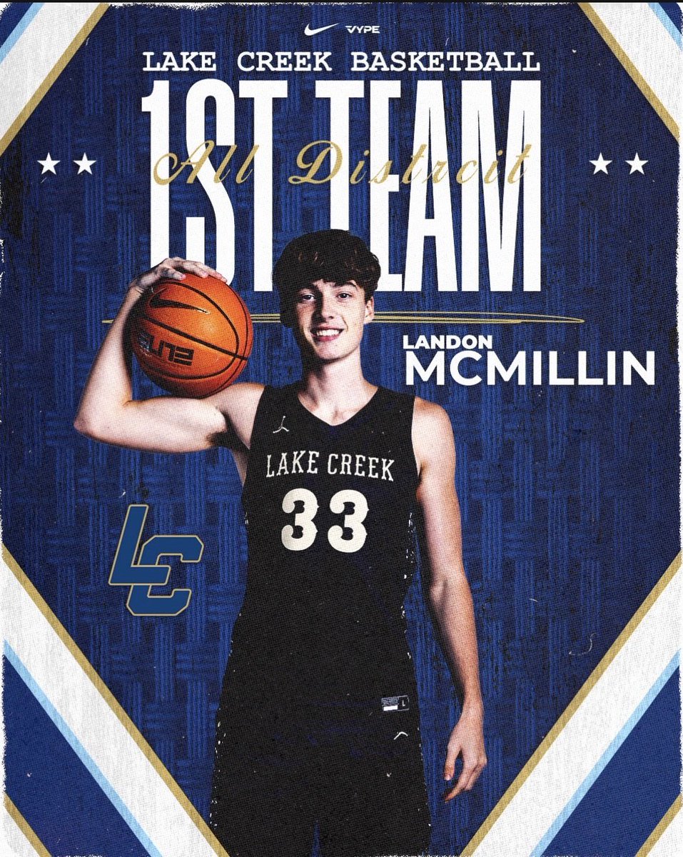 Congratulations to Senior Landon McMillin on being named to the 2026 5A-17 All-District 𝟏𝐬𝐭 𝐓𝐞𝐚𝐦!

#BuildingChampions #RiseUp