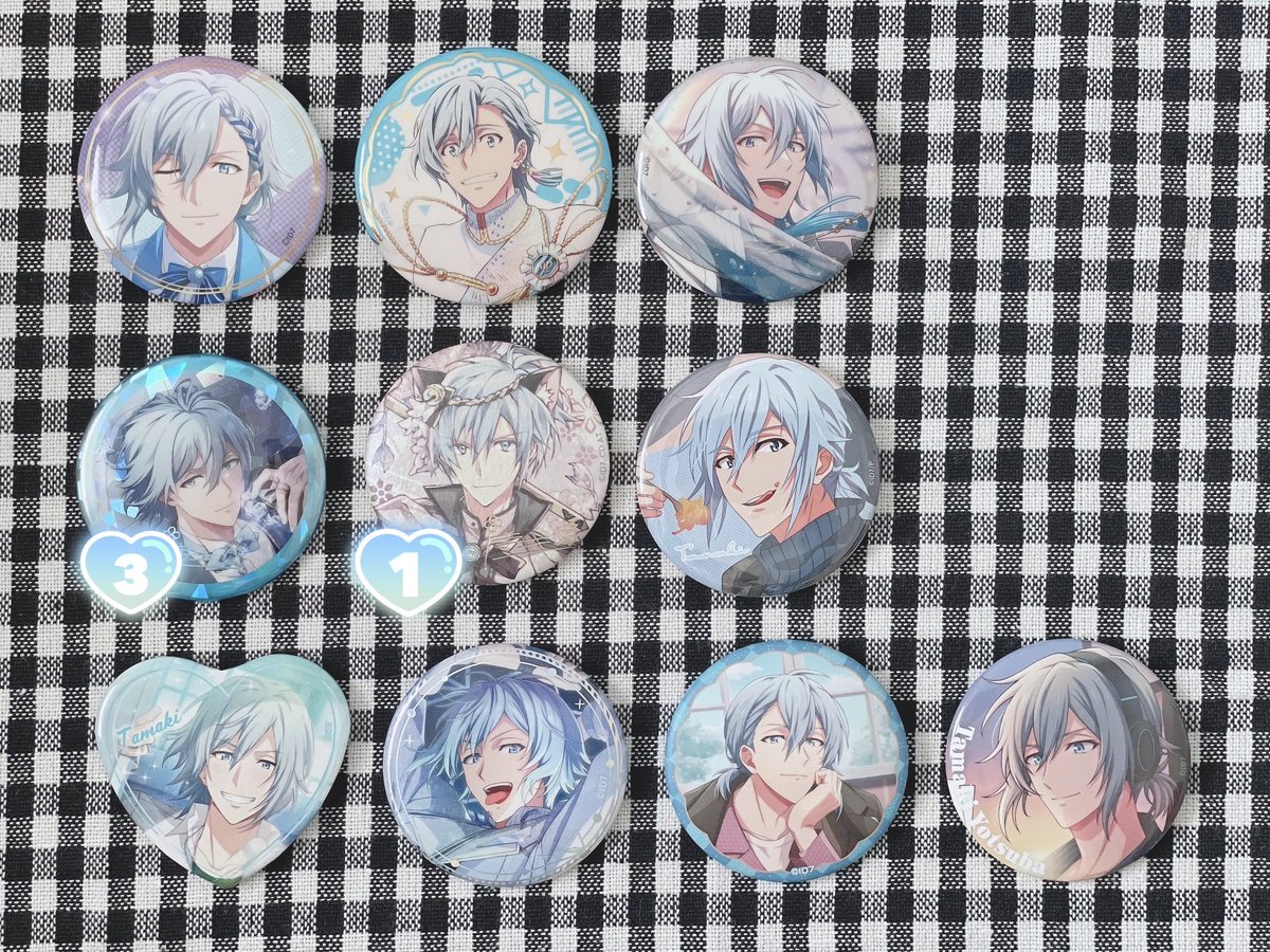 交換】アイドリッシュセブン アイナナ 缶バッジ 16PRODUCERS アイスタ