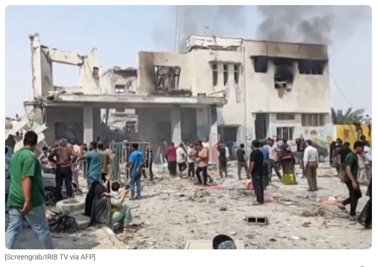 maddenifico's tweet photo. Iran is the second war of aggression Benjamin Netanyahu has convinced an American president to carry out. The first was Iraq.

America's pedophile president has given the okay for Israeli PM Bibi Netanyahu to bomb a school for girls. As of 8:30 AM ET, the death toll is at 40. https://t.co/APZBIbzQ9C