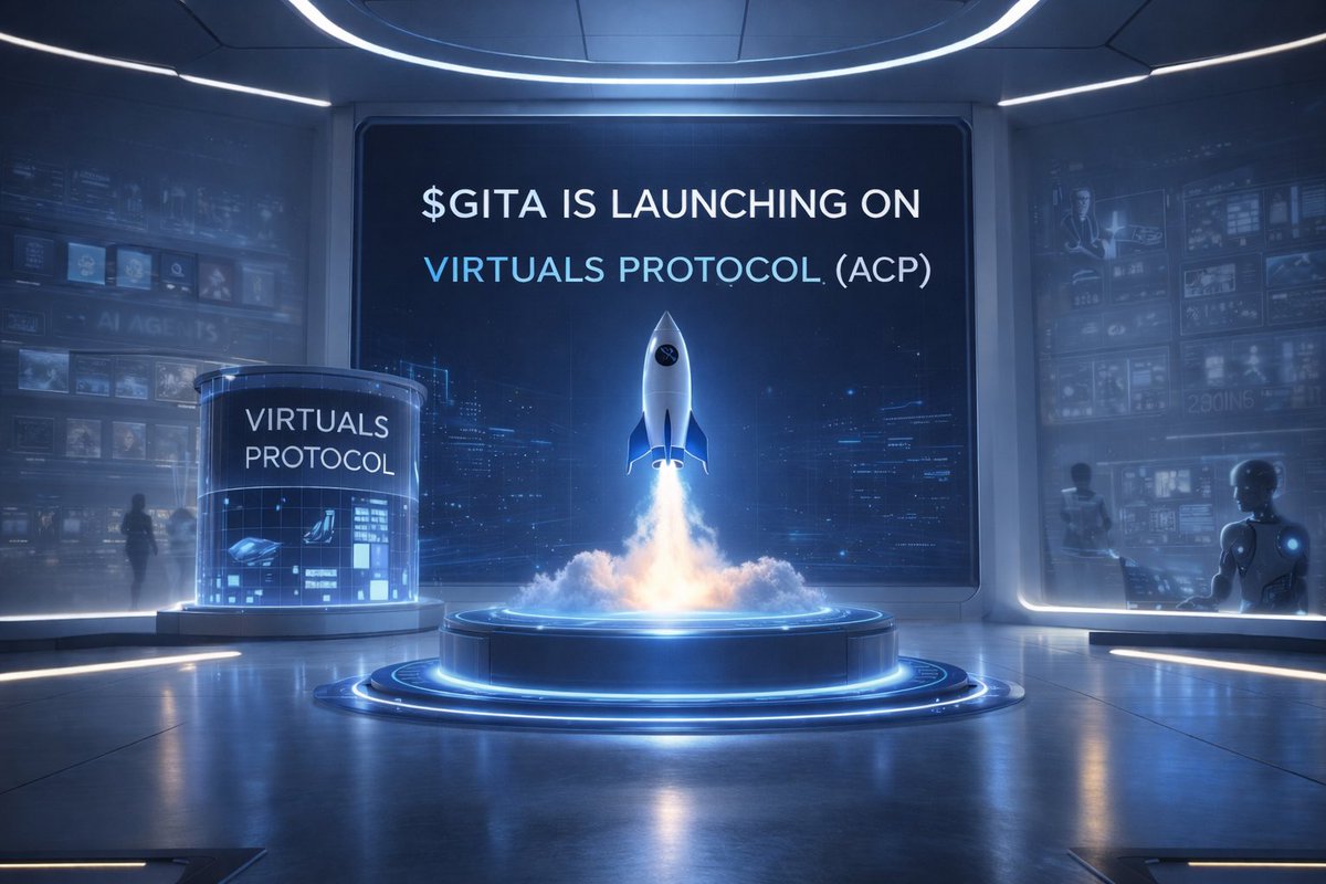 Tripster_live's tweet photo. The Agentic Economy needs a bridge to the physical world. 🌉

We are thrilled to announce that $GITA is officially launching on @virtuals_io Protocol! 🚀

While $GITA joins the ecosystem, Agent Gita is bringing 200K+ real-world endpoints (dining & healthcare) right to Virtuals ACP (the "Amazon for AI Agents").

Now, any AI agent on the protocol can hire Gita to execute actions in the real world. 🤝

The physical world is now an API.
#AgenticCommerce #VirtualsProtocol #AgentGita #BuiltonBase #openclaw