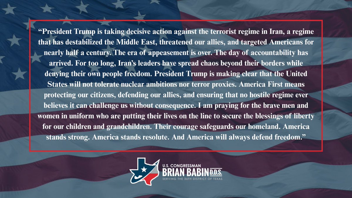 Brian Babin tweet media