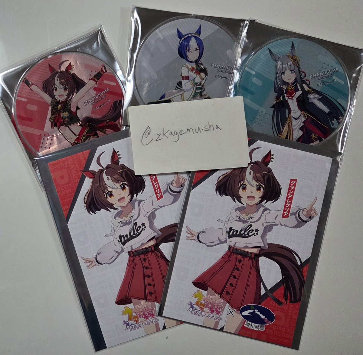 交換募集 ウマ娘 浦和競馬場 アニメイトカフェ アクリルコースター