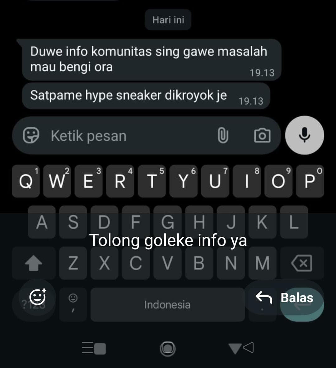 Ini sudah bukan bentrok antar suporter, tetapi penganiayaan 
Karna korban sedang bekerja dan korba pun salah satu pendukung PSIM
Plat nomer sudah di ketahui lewat cctv setempat
Pelaku sudah mulai di cari.
Hype sneaker itu lokasi nya di depan sosial agency pas putar balikan.