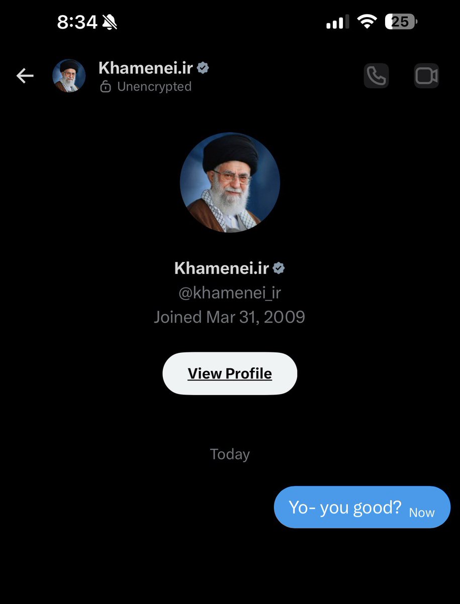 I’ll let you know if I hear anything. 

#IranRevoIution2026 #Iran #Tehran #Israel