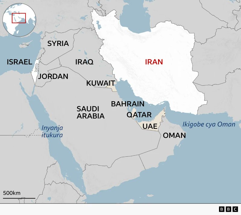 Amerika na Israel byarashe muri Iran, nayo irasubuza.
Ibihugu bitandukanye byatangiye gufata uruhande biherereyemo.
Bishobora kubyara intambara y'Isi.