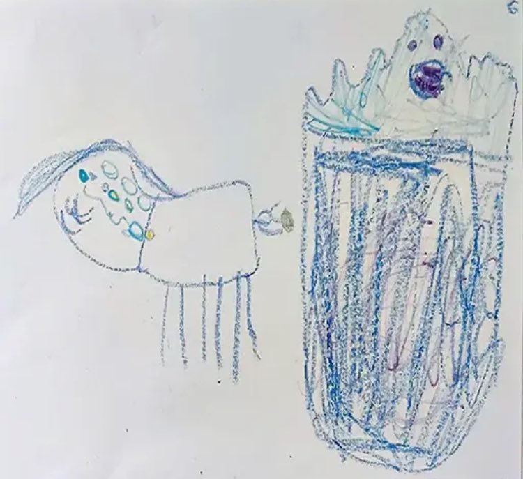 I think this is the drawing baby Teylan made at TAP🥹