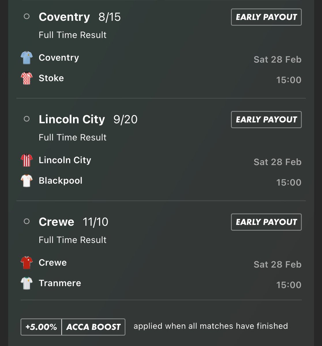 TBD_Tips's tweet photo. Here’s our selections for today’s #TBD_Treble Looks a good one at just over 7-2 so should mean some lovely profit coming back our way. Good luck all. https://t.co/pJtDSKHMej