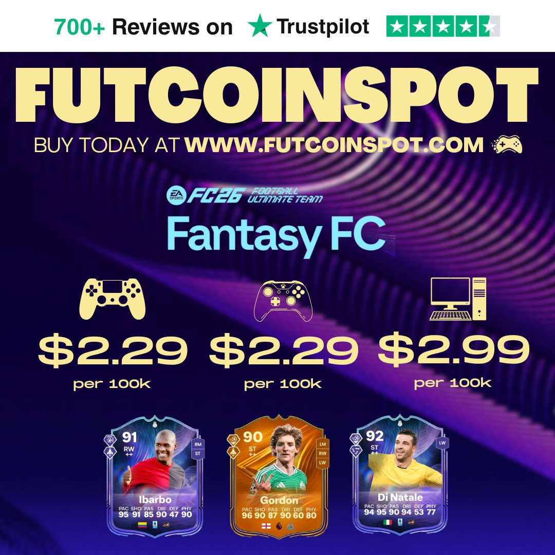 FutCoinSpot™️ - FUT Coins Buy & Sell tweet media