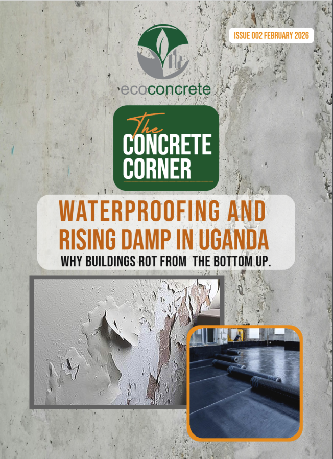 ApolloBuregyeya's tweet photo. Issue 002 | Rising Damp: The Structural Problem You Keep Repainting
=======
Welcome to Issue 002 of The Concrete Corner – February 2026.

Issue 001 examined how aggressive urban runoff attacks concrete from the outside, accelerating carbonation, surface spalling, and chemical degradation. Issue 002 turns to an equally destructive and far more common threat: the moisture that rises silently from below.

Rising damp is groundwater moving upward through porous masonry and concrete via capillary action. It asks no permission. It respects no finish. It carries dissolved salts that crystallize within pores, blister plaster, peel paint, corrode embedded reinforcement, and weaken mortar bonds over time. The faint tide mark at skirting level, the powdery white deposit along a wall base, the bubbling paint after a wet season; these are not cosmetic defects. They are early evidence of continuous moisture ingress that no amount of repainting will stop, because the capillary pathway remains active beneath the surface.

Rising damp is not a theoretical risk. It is a daily construction reality. Yet it persists largely because it is misdiagnosed, under-detailed at design stage, and poorly executed on site. The result is recurring repairs, declining durability, and buildings that cost far more to maintain than they should.

This issue addresses rising damp systematically: its mechanisms, the design and site failures that allow it to take hold, and the interventions; chemical, structural, and procedural; that can stop it permanently. We also examine binder selection, admixtures, and curing practices that reduce porosity from the outset, making moisture management a core durability requirement rather than a remedial afterthought.

For engineers, contractors, supervisors, and building owners: the tools to prevent rising damp are well established. This issue puts them in your hands.

Download a copy here:
https://t.co/p7DllSkhoJ