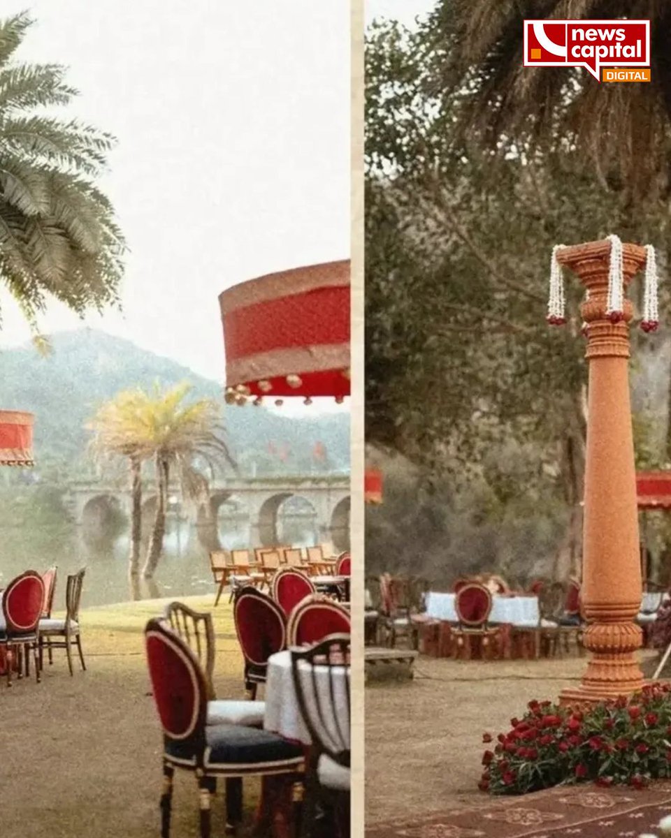 NewscapitalTeam's tweet image. વિજય દેવરકોંડા-રશ્મિકા મંદાનાના લગ્નની અંદરની તસવીરો આવી સામે

#VijayDeverakonda | #RashmikaMandanna
#WeddingGoals #CelebrityWedding