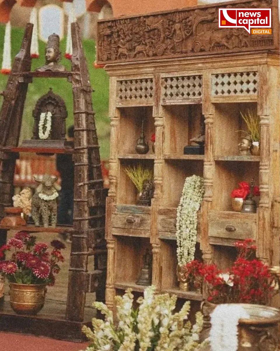 NewscapitalTeam's tweet image. વિજય દેવરકોંડા-રશ્મિકા મંદાનાના લગ્નની અંદરની તસવીરો આવી સામે

#VijayDeverakonda | #RashmikaMandanna
#WeddingGoals #CelebrityWedding