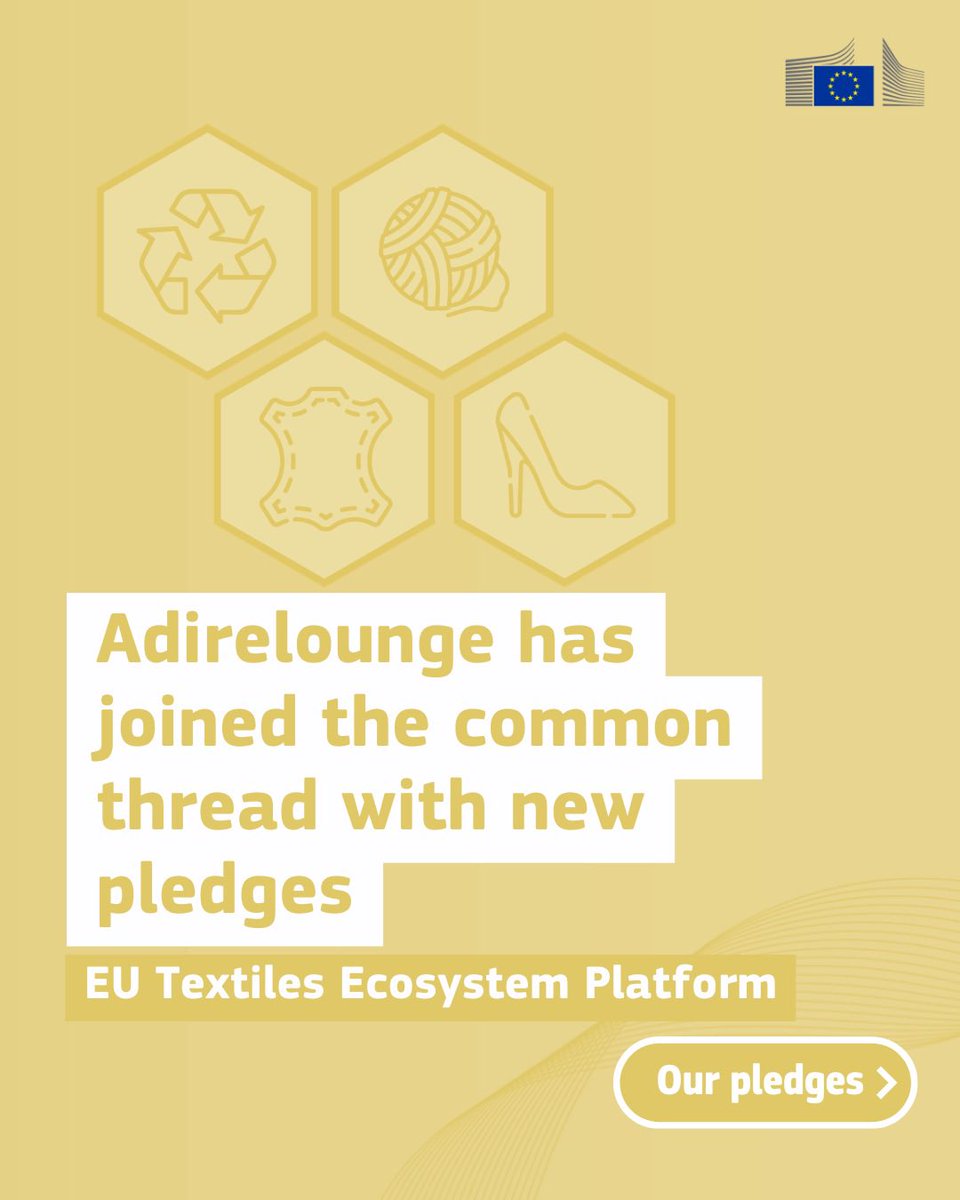 AdireLounge's tweet photo. Our Pledge has been published on the #EUTextileEcosytem 

Read more about it here- https://t.co/DGuCxrbuC8 https://t.co/uwystsckMI