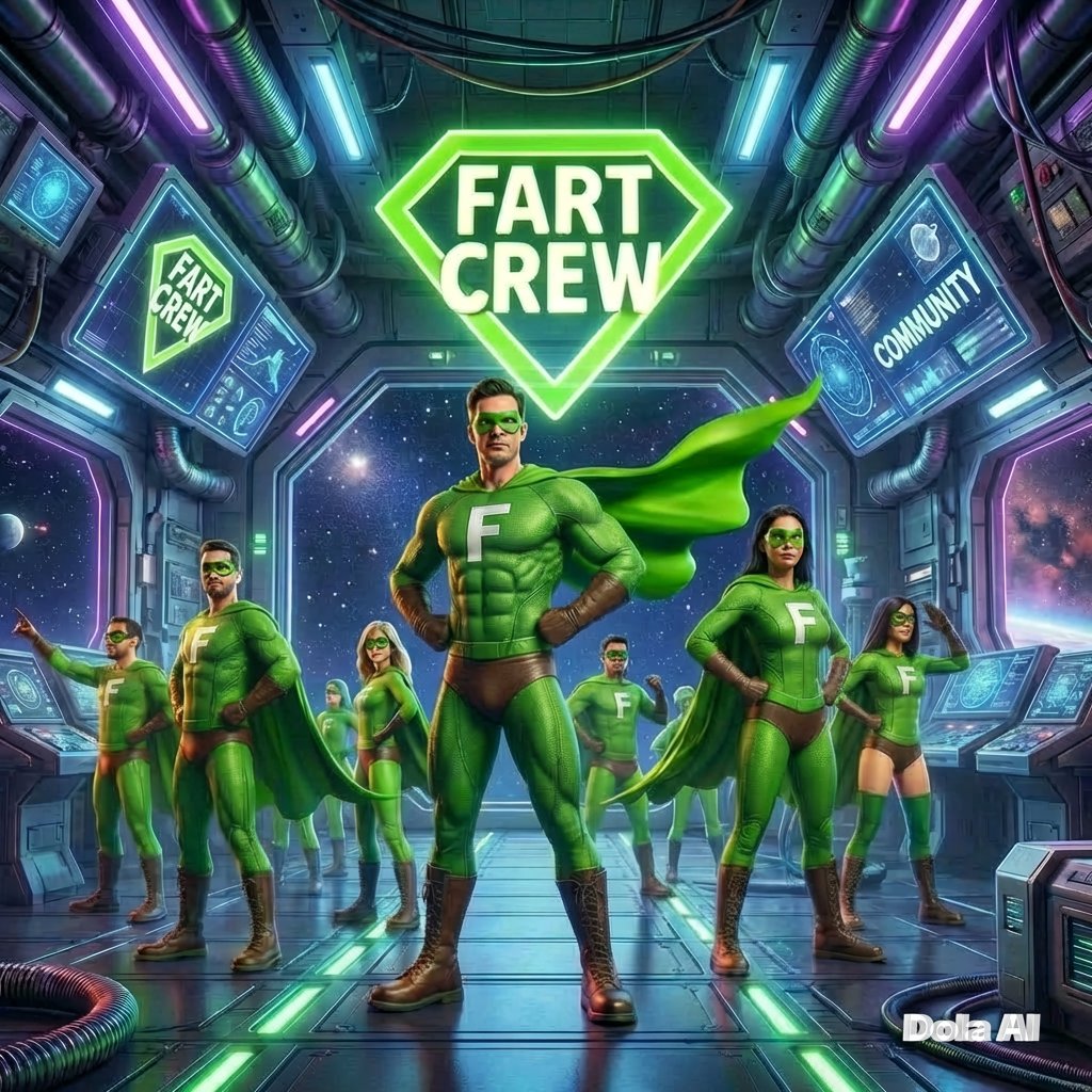 Fart_Crew's tweet photo. GM #fartcrew #crypto #MemeCoinSeason https://t.co/ITvQ3QIjeW