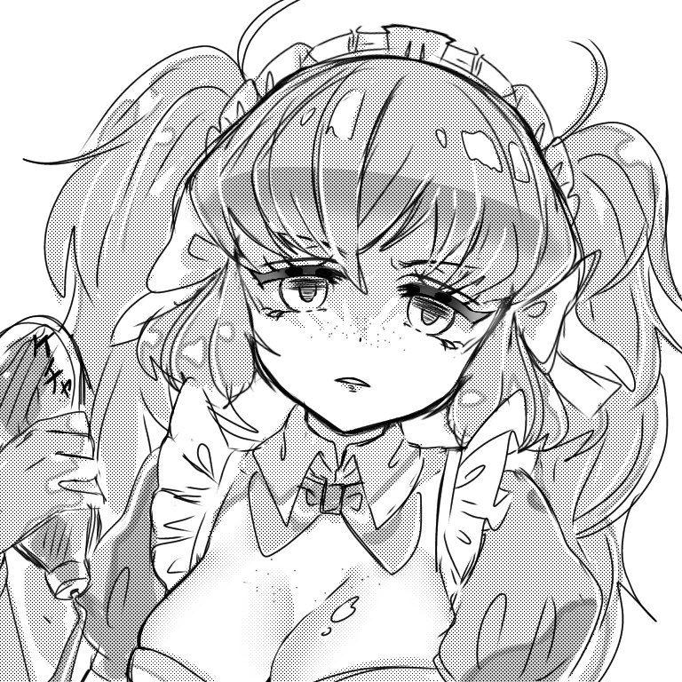 萌えメイドイシュメールのトーンバージョン出てきた