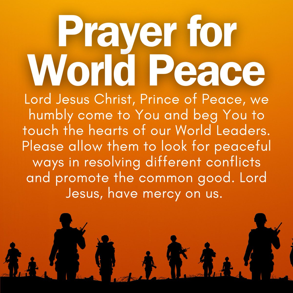 In a world divided, let us unite in prayer for peace. 🙏

#Iran #Israel #USA #MiddleEast #WestPhilippineSea #Philippines