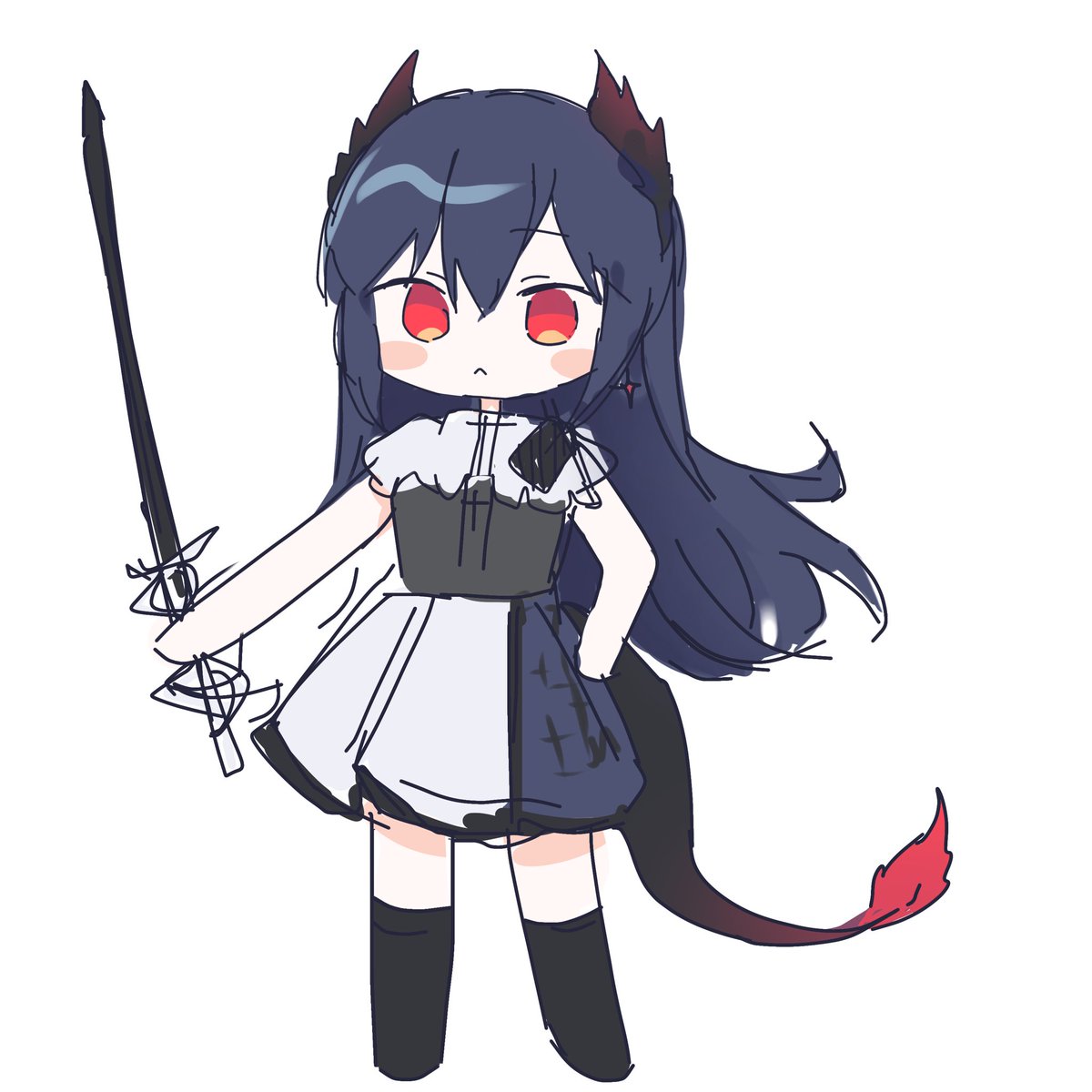 アークナイツの2人を混ぜこぜしてみた