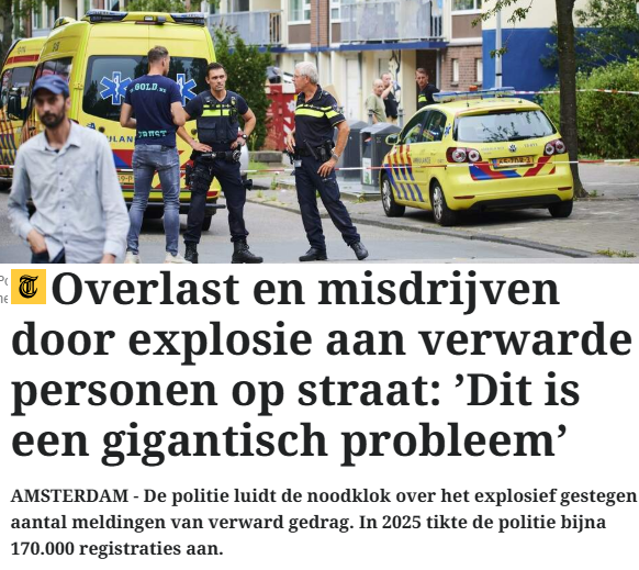 Piratenpartij's tweet image. Door GGZ-bezuinigingen en repressief drugsbeleid worden politie en daklozenopvang verantwoordelijk gemaakt voor zorgproblemen falend drugsbeleid.
Het Gevolg? Overlast, misdrijven en verwarde personen op straat archive.is/2hpto
’Gigantisch probleem!’ #drugsbeleid #zorg