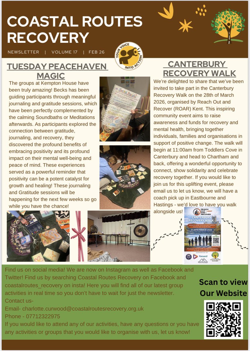RecoveryRoutes's tweet photo. Our February Newsletter is now here!

Check out all the great stuff we have been up to this month and all the amazing stuff we have coming up!

What are you most looking forward to?! 🤗
#RecoveryPosse #Sobriety #Recovery #Sober https://t.co/2NYqKZRmOU