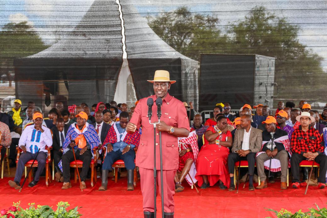 OpiyoWandayi's tweet photo. Joined President @WilliamsRuto at a thanksgiving prayers event for PS Hon. Judy Pareno in Mashuru, Kajiado East Constituency, Kajiado. Working together for a better Kenya. #PoweringTheNewKenya https://t.co/fcOmSbVy8M