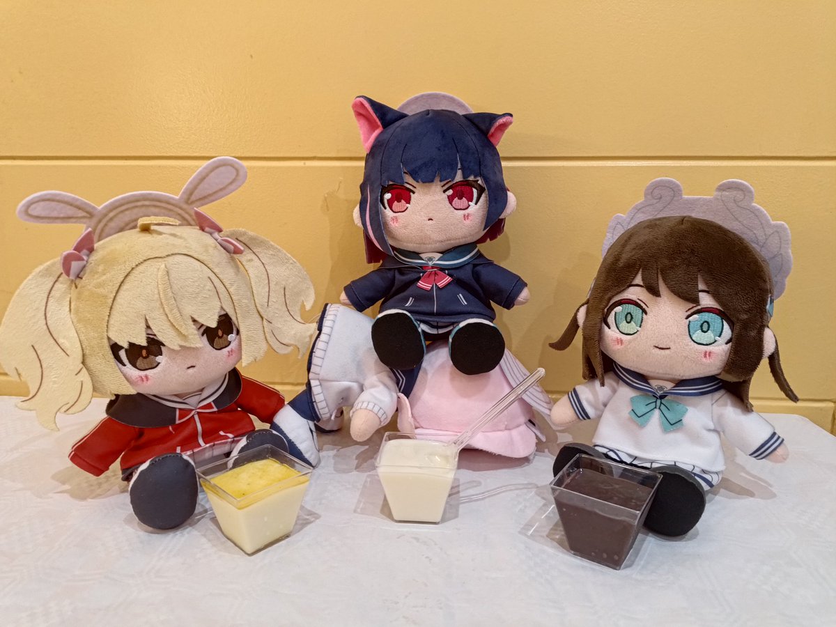 Now we got some homemade sweet creams! From left to right, we got maracujá (passion fruit), cupuaçu and açaí, all brazilian fruits. Natsu didn't want to share so Kazusa took matters into her own hands.