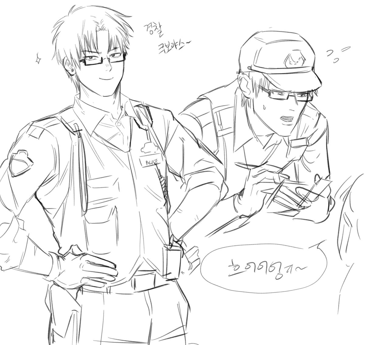 경찰 쿠보야스 짱좋아 //