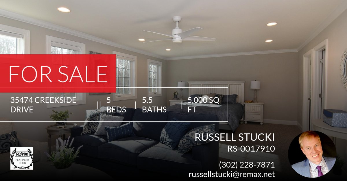 RussellStucki's tweet photo. This 5 bedroom home could be yours! Call me at (302) 228-7871 to schedule a showing.

Russell Stucki https://t.co/7BAf4o9RgG https://t.co/dsSGnYErQ1