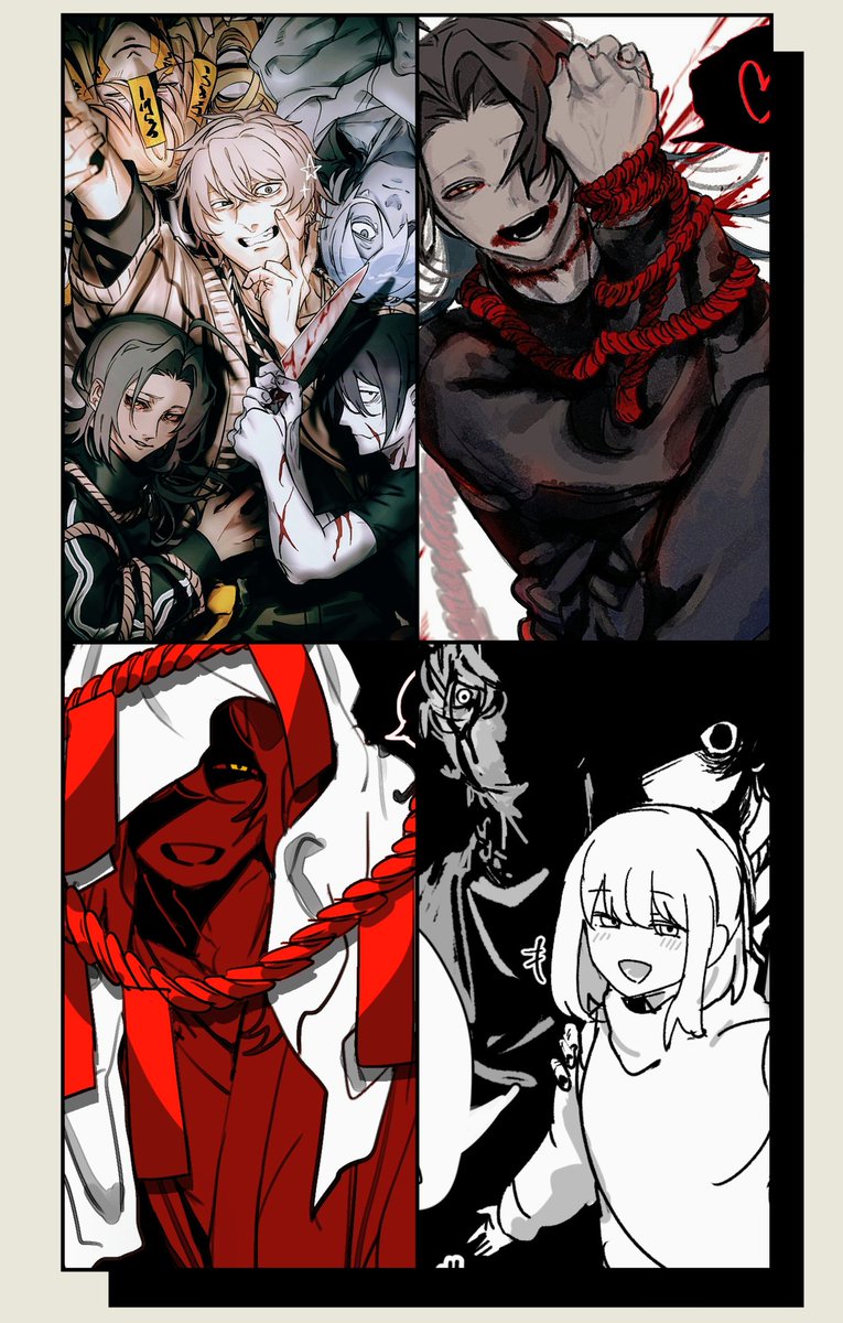 #今月描いた絵を晒そう
全部含めると6枚ほど描けてはぴはぴでした
同じキャラしか描いてないので、来月は別キャラも色々描けたらいいナ🥲