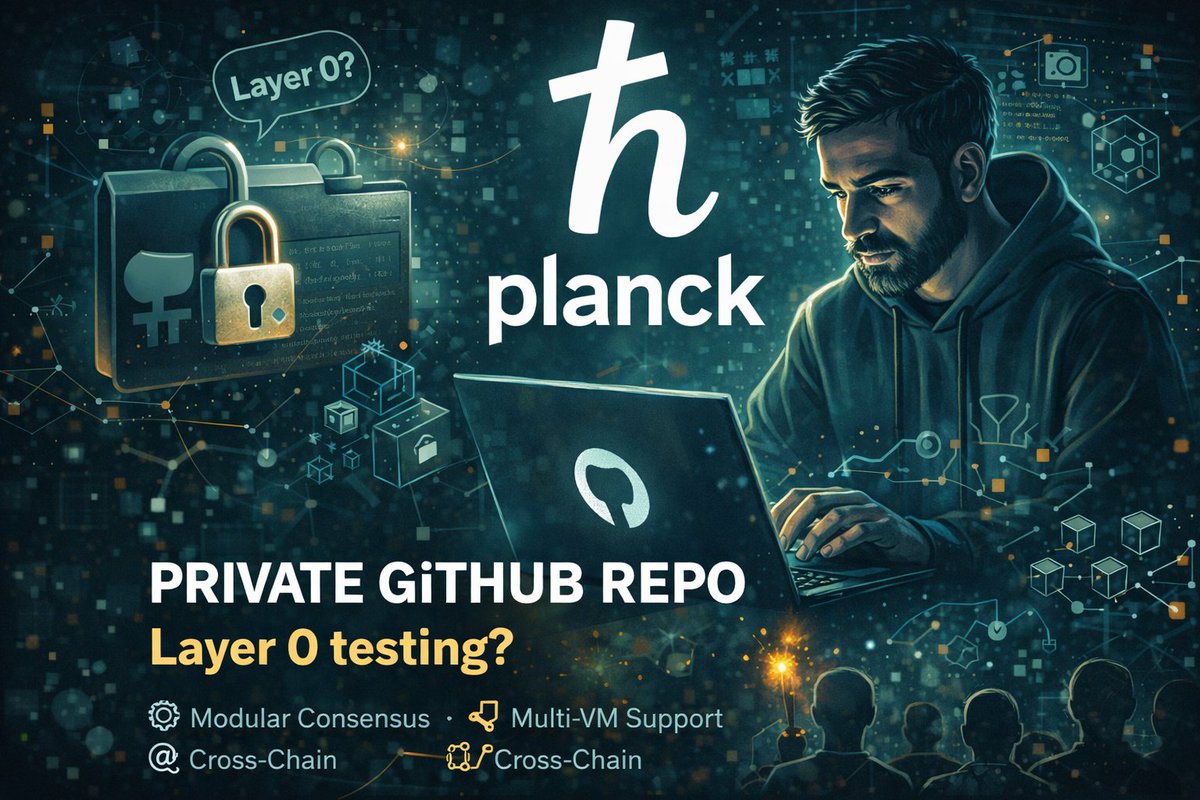 GPUfi_AI's tweet photo. Something just moved behind the scenes 👀
Rohan Talwadia — CTO of $Planck — just pushed a private GitHub repo.
Could this be the long-awaited activity around Planck’s Layer 0?
#plancknetwork @HamstraDiam @RohanTalwadia @brockpierce https://t.co/2g4oggTENr
