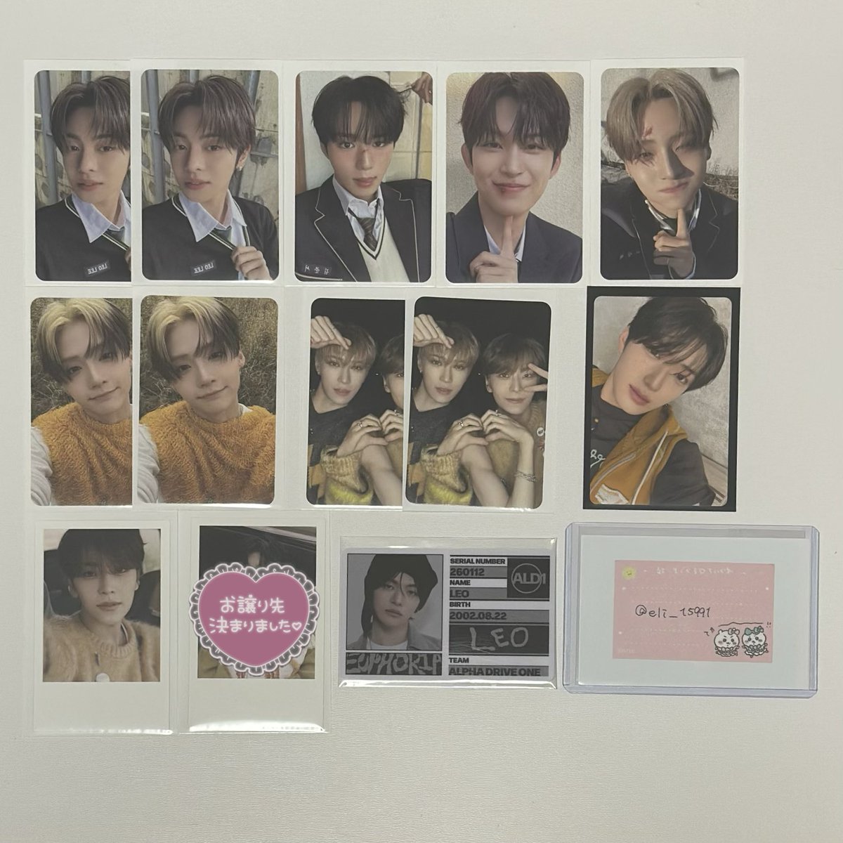 ALPHA DRIVE ONE ALD1 EUPHORIAトレカ 交換 ラキドロ 特典 譲：リオ